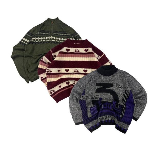 25x 80s/90s Funky Pattern Sweatshirts